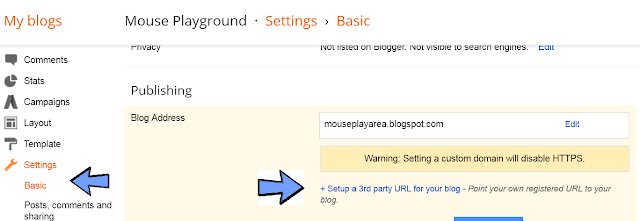 How to Change a Blogger URL to a Custom Domain URL