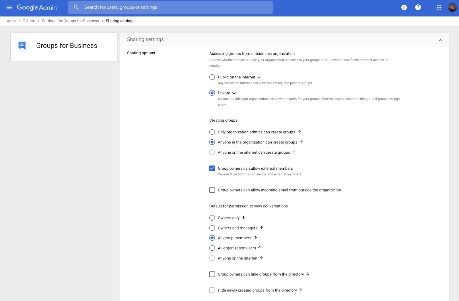 Google Workspace Updates: Manage Google Group members and settings
