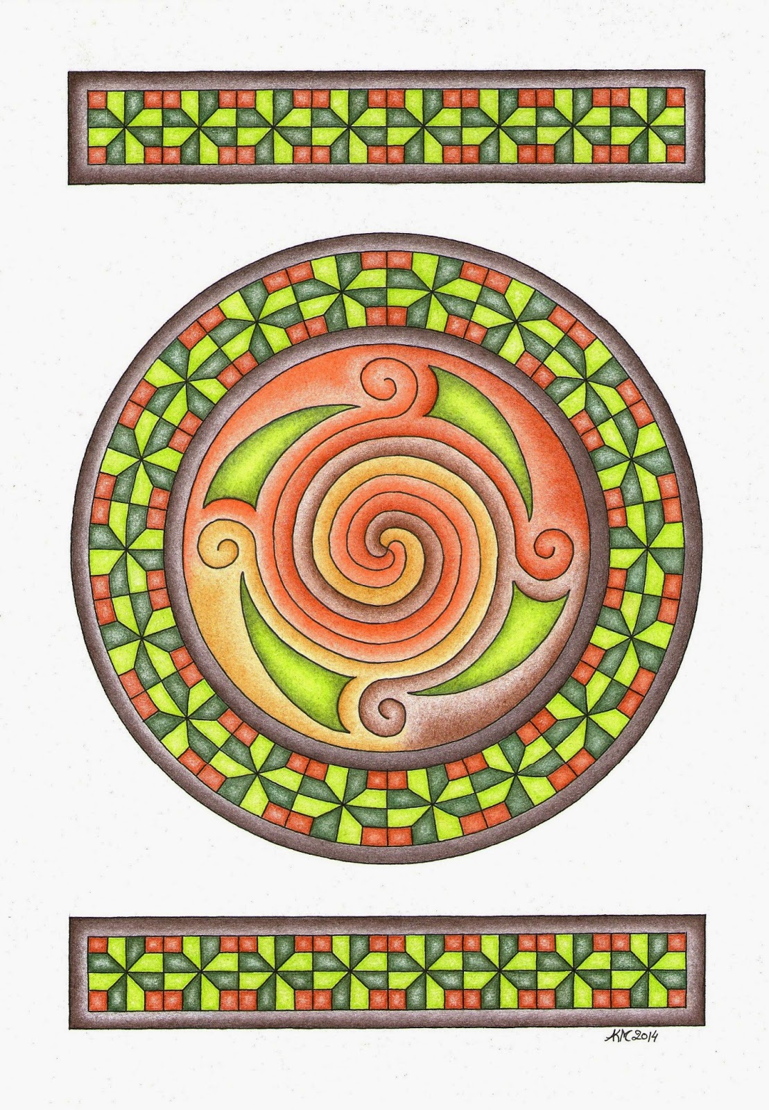 Mandala Atelier: Inspiratie Workshop #1: Randen