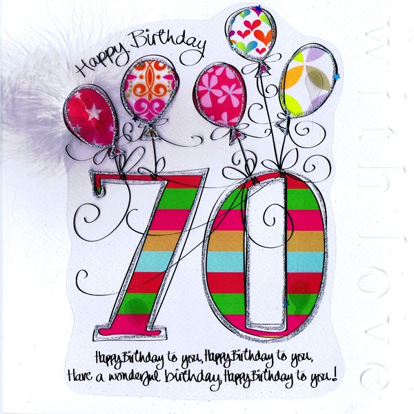 Happy 70th birthday wishes for Family and Friend with Image WishesHippo