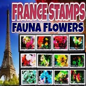 BUY FRANCE -2019 STAMPS, FLORA, FLOWERS, 12V SET