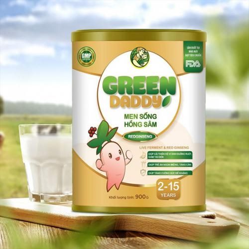 Sản Phẩm Dinh Dưỡng Công Thức Dành Cho Trẻ Từ 2-15 Tuổi Green Daddy Men Sống Hồng Sâm 5 ae064626 881d 4a1d b8ff e59000fa41a4