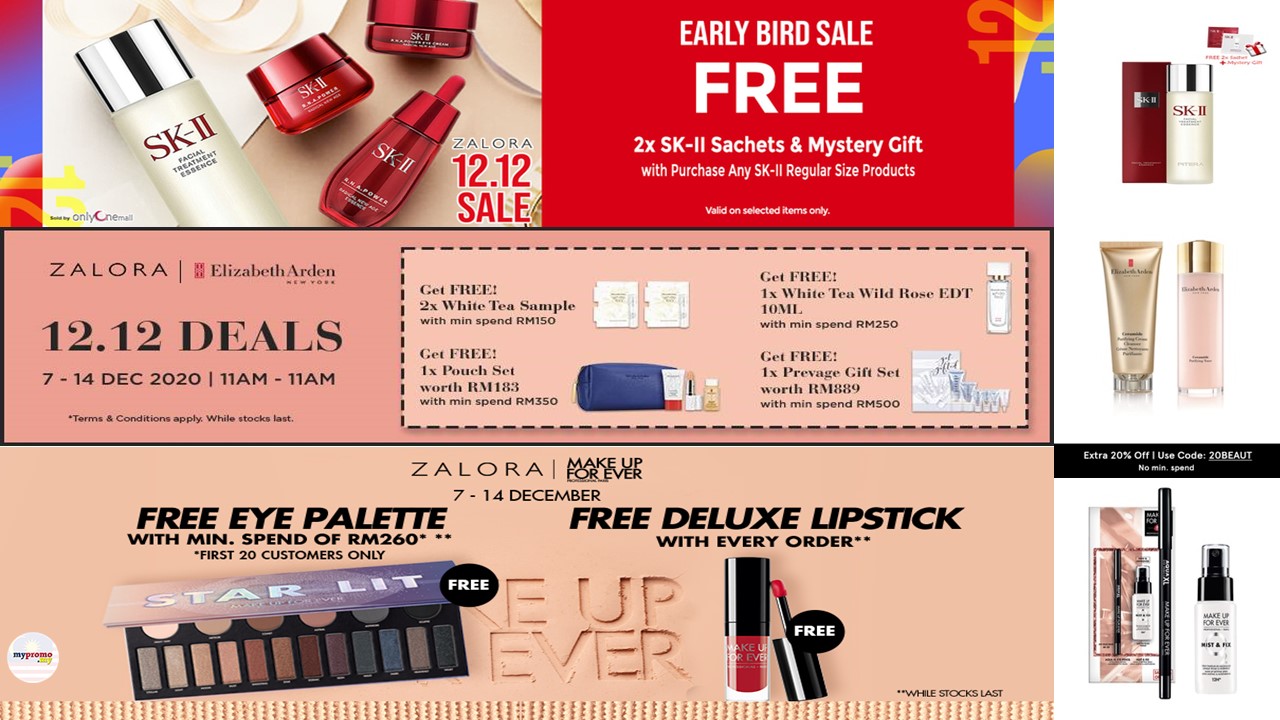 Zalora 12.12 Special Voucher Code 20BEAUT Promo Codes MY