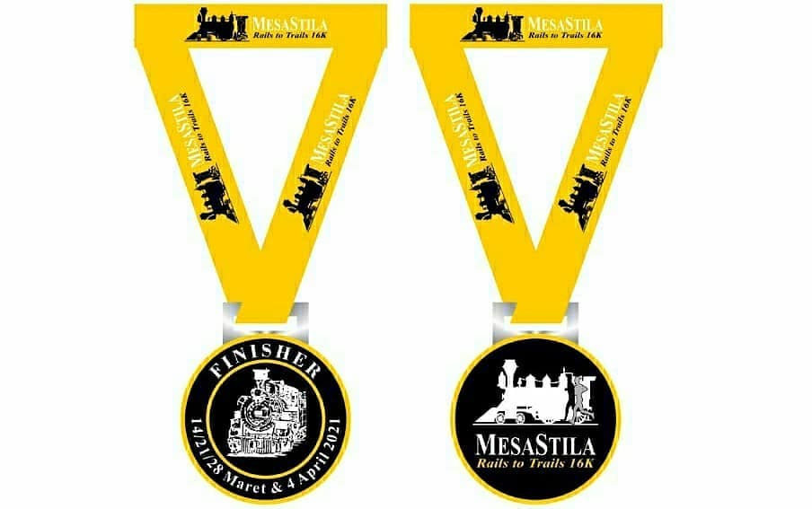 Medali 🏅 MesaStila Rails to Trails • 2021