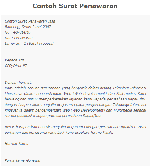 Contoh Proposal Penawaran Produk Pdf Editor Staffmondo