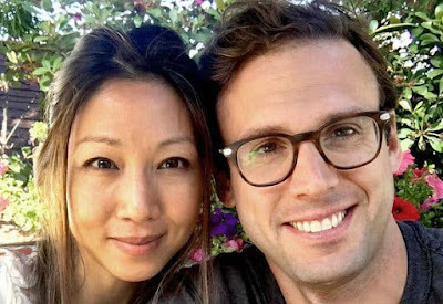 Stephanie Sy with her husband David Stephanie Sy with her husband David