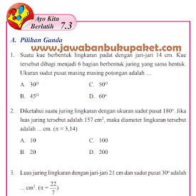 Lengkap Kunci Jawaban Buku Paket Kelas 8 Halaman 91 92 93 94 95 Matematika Ayo Kita Berlatih 7 3