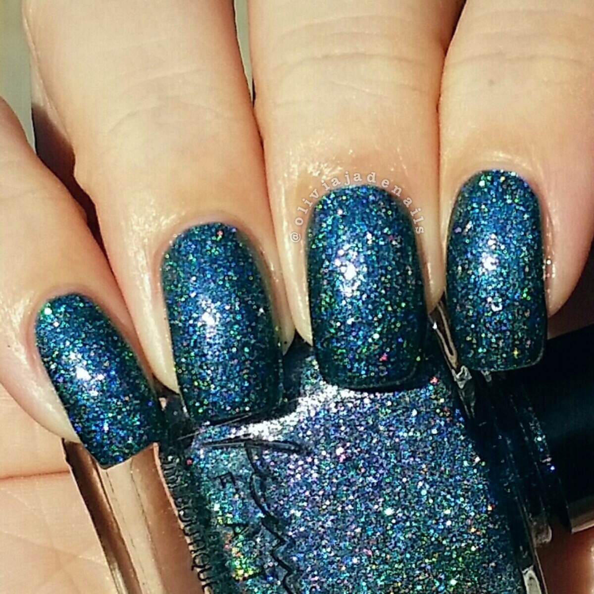 Femme Fatale Cosmetics Saturnalia swatched by Olivia Jade Nails