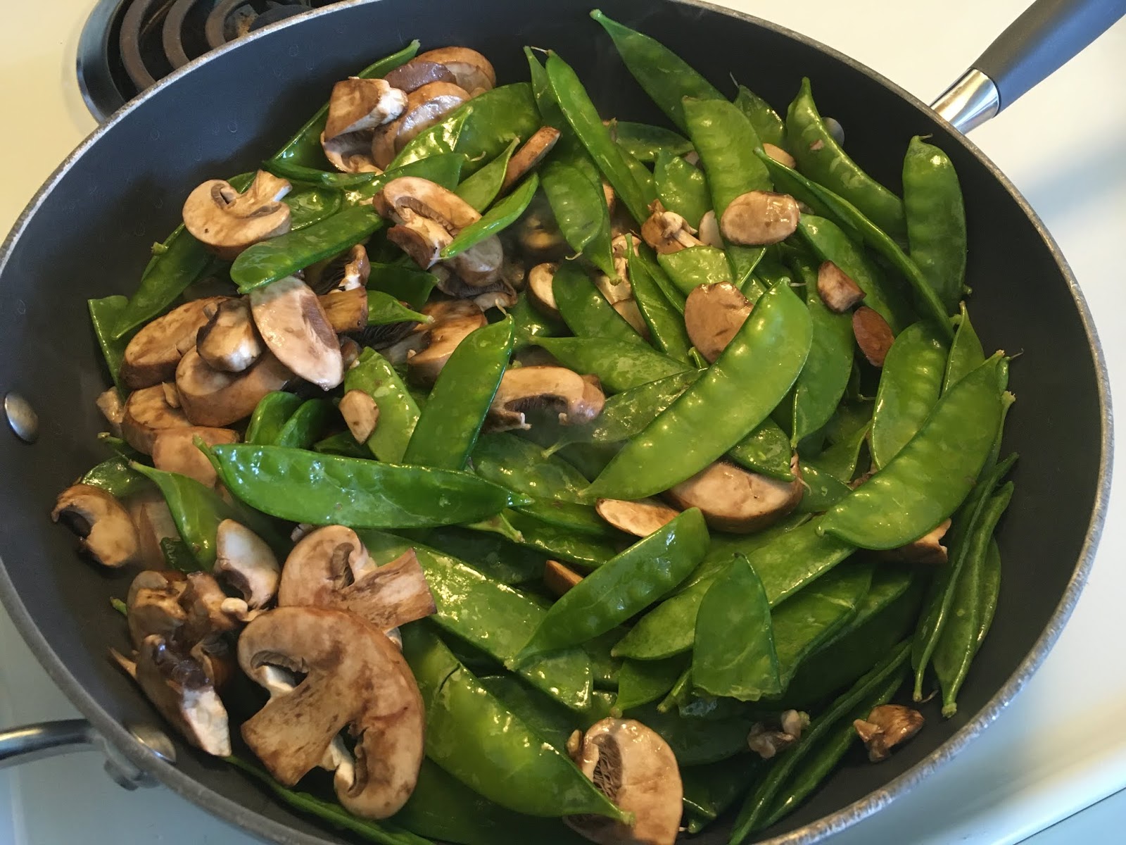 Stir Fried Snow Peas and Mushrooms 42nd Recipe Street