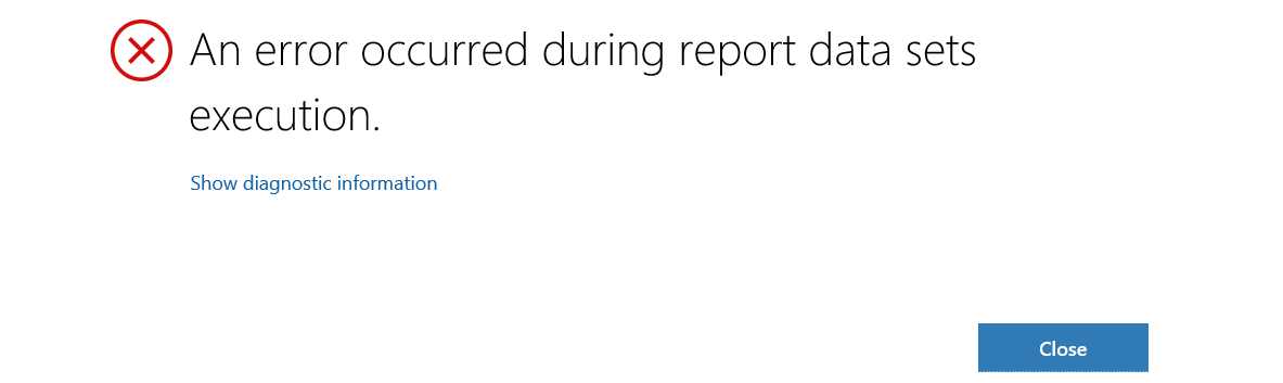 an error occured during the operation an error occured during the operation