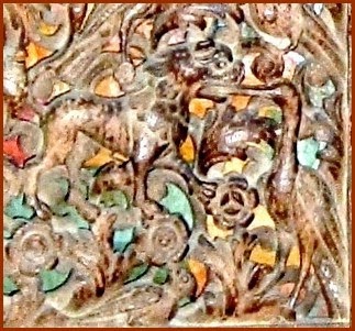 «Ο λύκος και ο ερωδιός». Ο ομώνυμος μύθος του Αισώπου σε τέμπλο της Καστοριάς (18ος αιών ;)