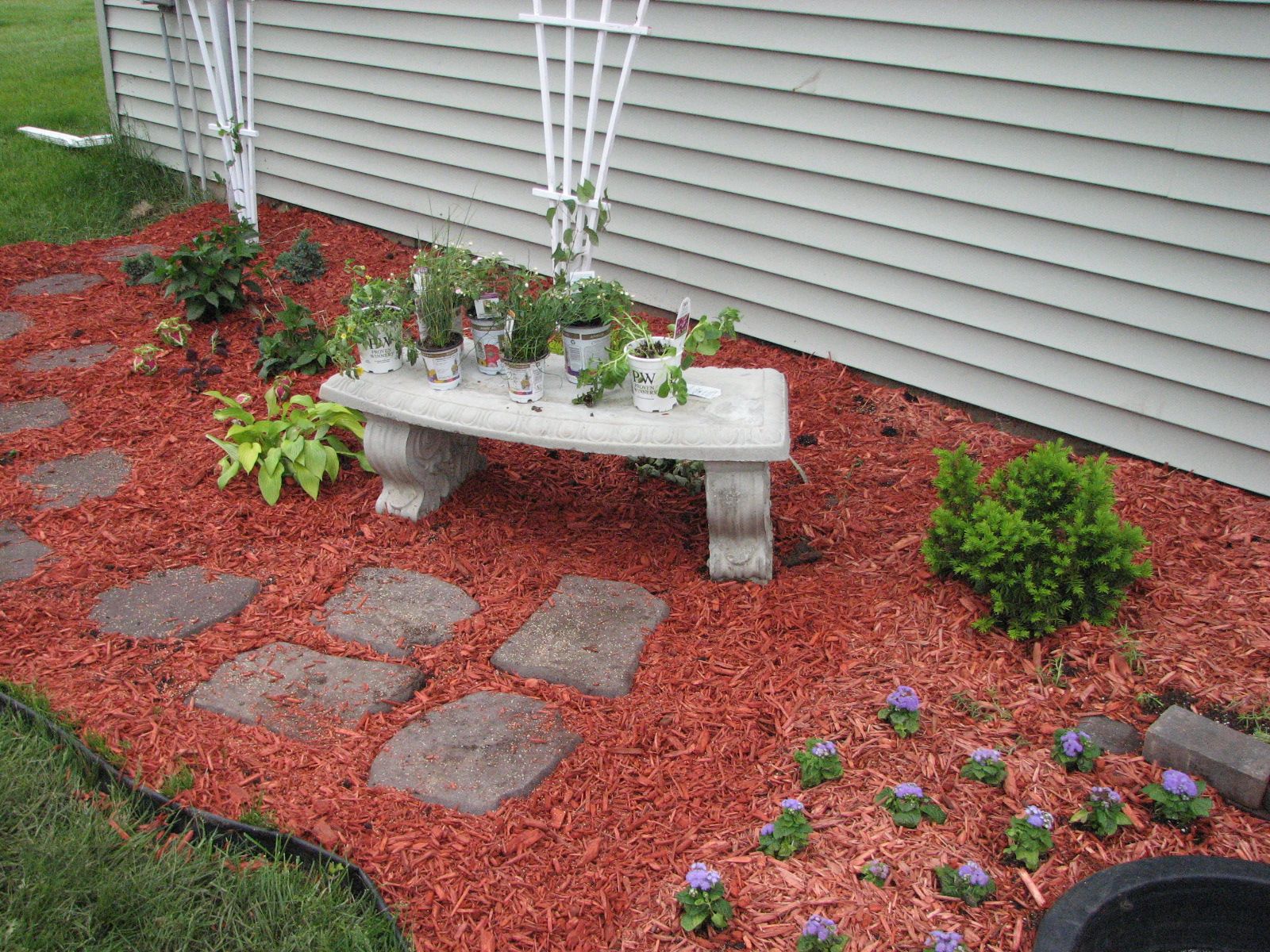 A Rohlk Farm Landscaping North side of house