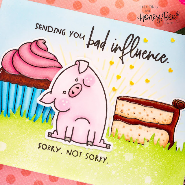 I Love Doing All Things Crafty: Bad Influence Birthday Card | Honey Bee ...