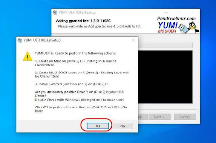 membuat gparted live usb