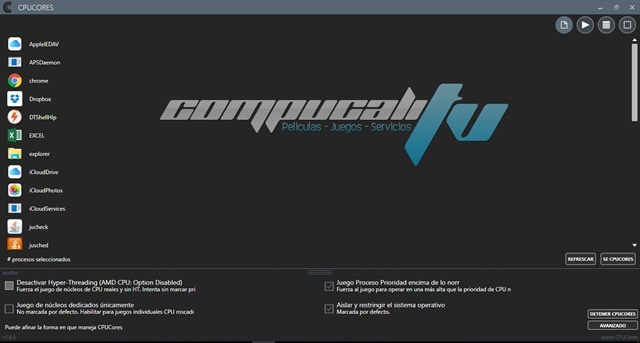 CPUCores 1.6.0 Full Español Programas para Maximizar los FPS CPUCores 1.6.0 Full Español Programas para Maximizar los FPS