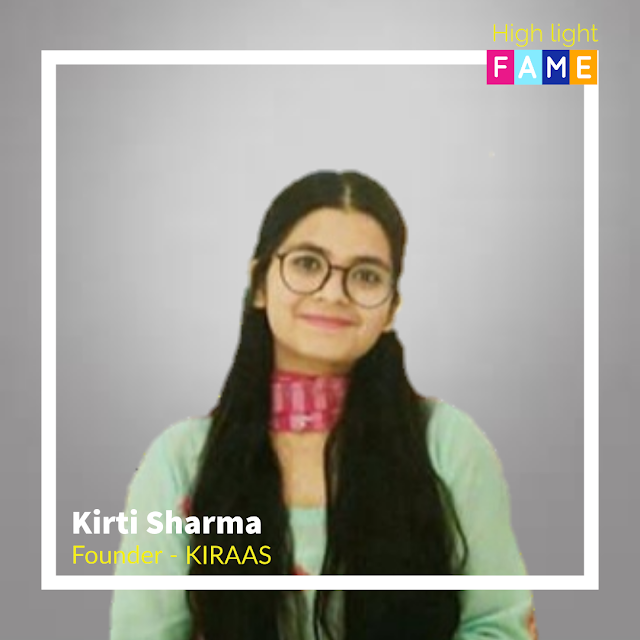 Kirti Sharma | Founder - KIRRAS - Vegan and an eco-friendly products brand