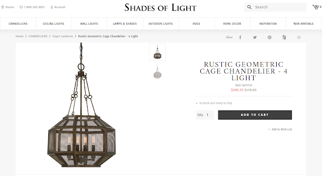 Chandeliers at 84% off!