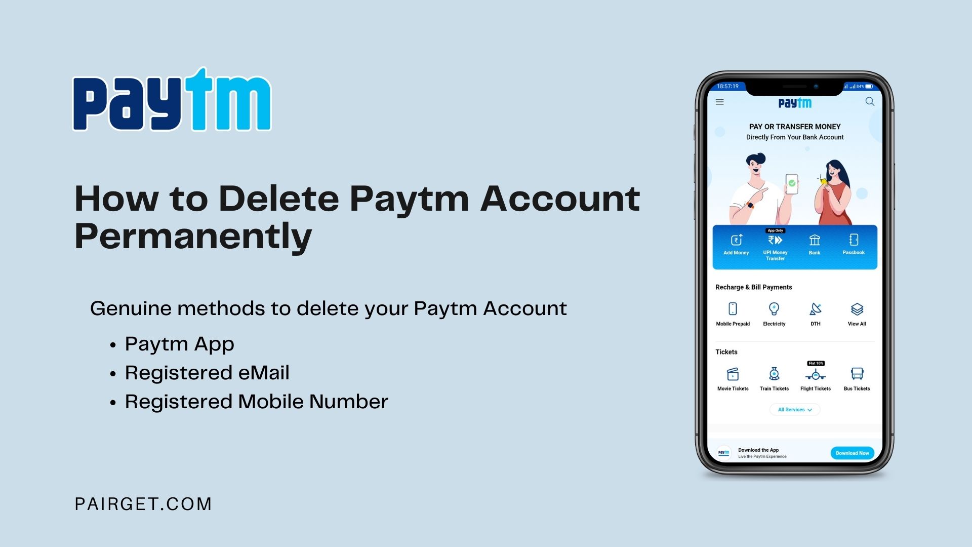 How to delete paxum account