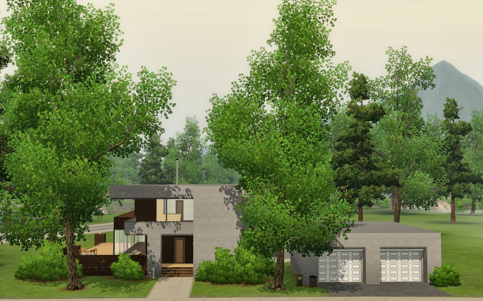 Summer's Little Sims 3 Garden Moonlight Falls (The Sims 3