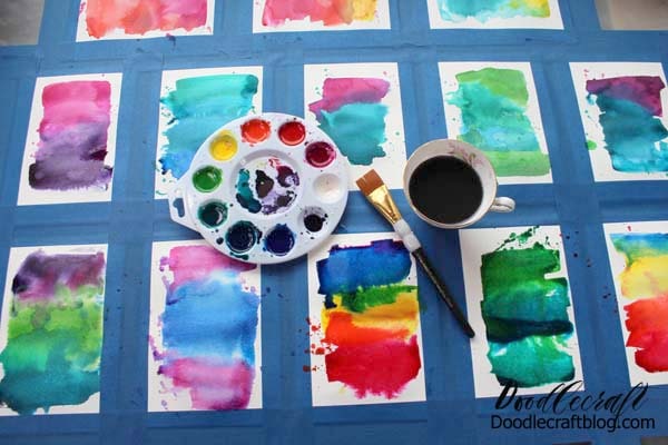 How to Paint a Watercolor Wash Background