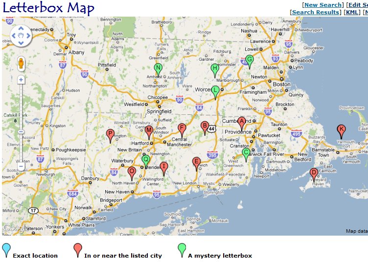 Atlas Quest Mystery Letterboxes