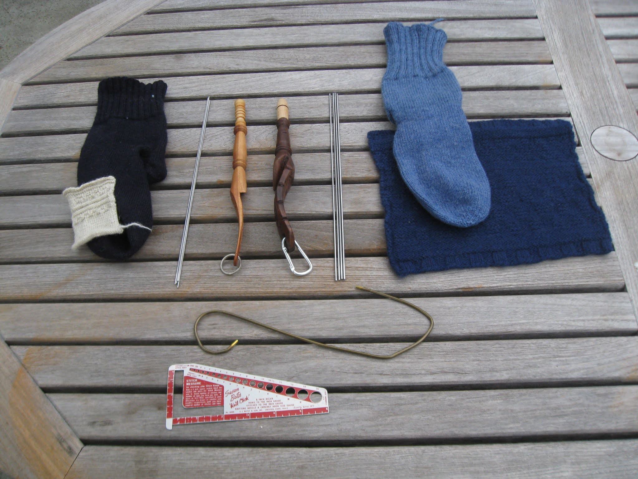 A Fisherman Knits How big should a knitting sheath be?