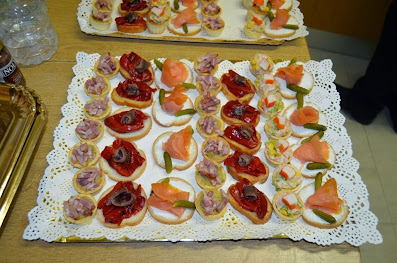 Tartaletas, volovanes y canapés.