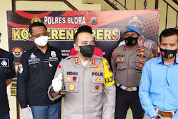 Satreskrim Polres Blora Amankan Pelaku Penyimpangan Pupuk Bersubsidi.