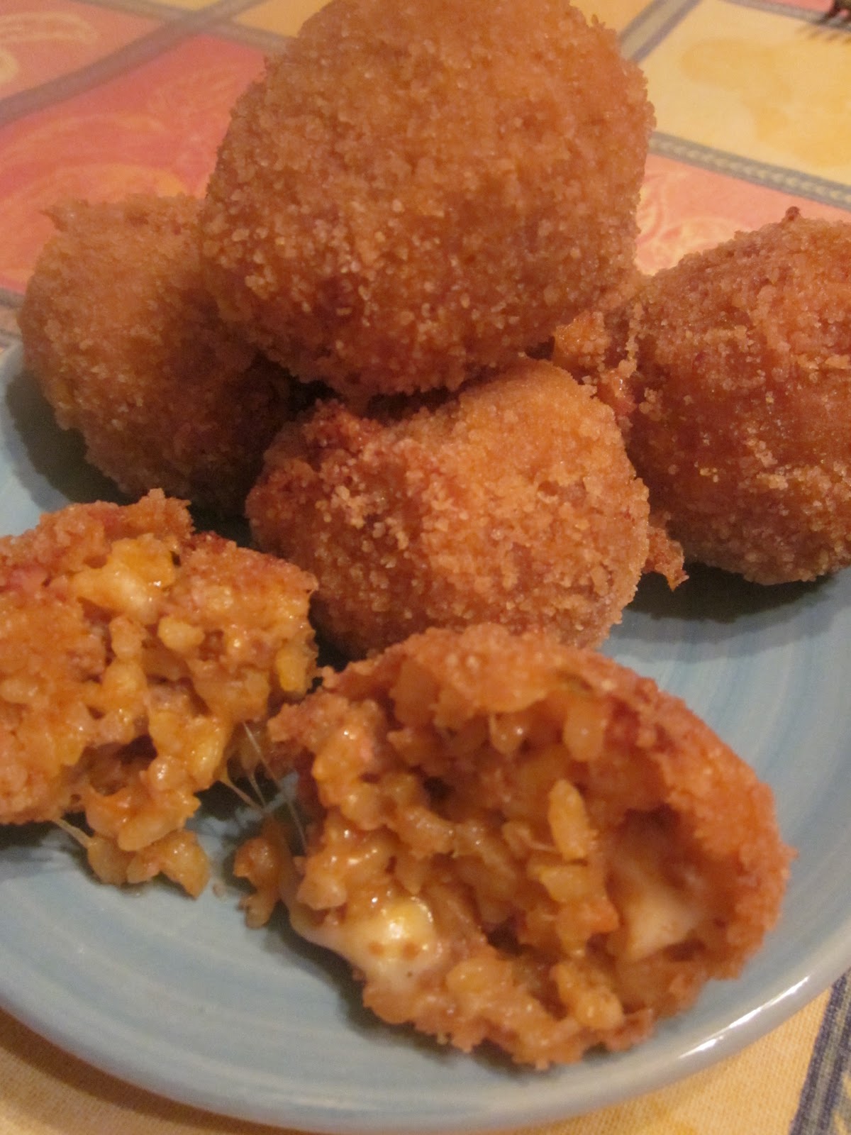 Spunti e spuntini senza glutine ARANCINASUPPLI'