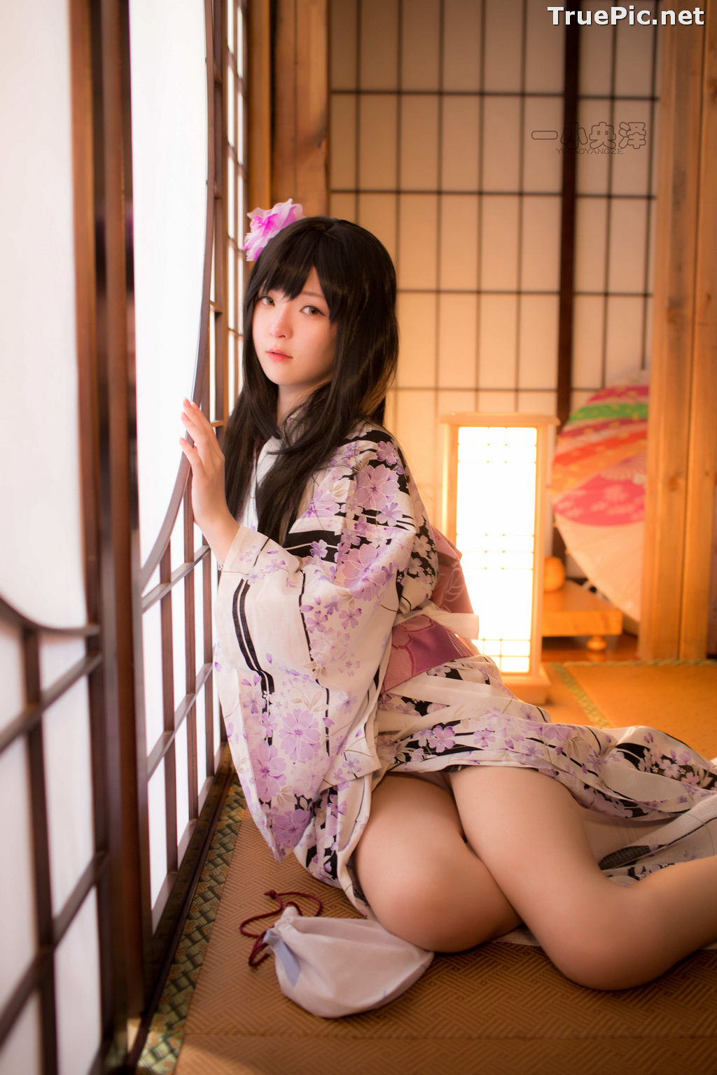 Image Coser@一小央泽 (yixiaoyangze) - Chinese Cute Model - Sexy Kendo Girl - TruePic.net - Picture-38