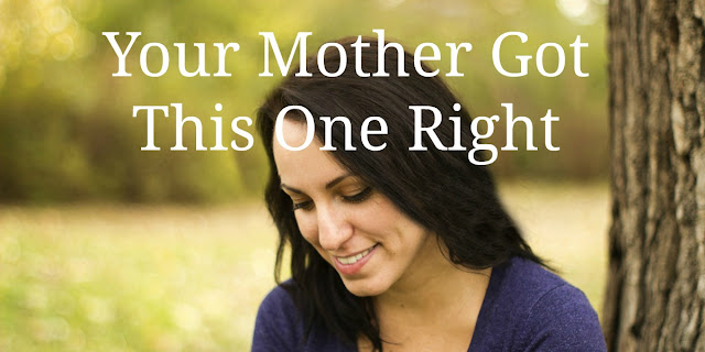 Mom's have a version of Ephesians 4:29 that we've all heard. Good Advice! #BibleLoveNotes