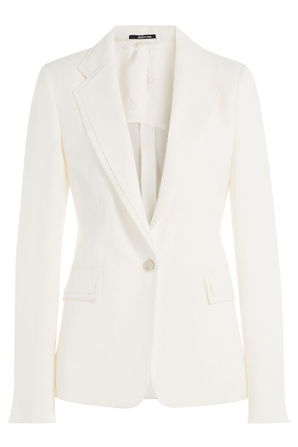 white blazer fashion trend