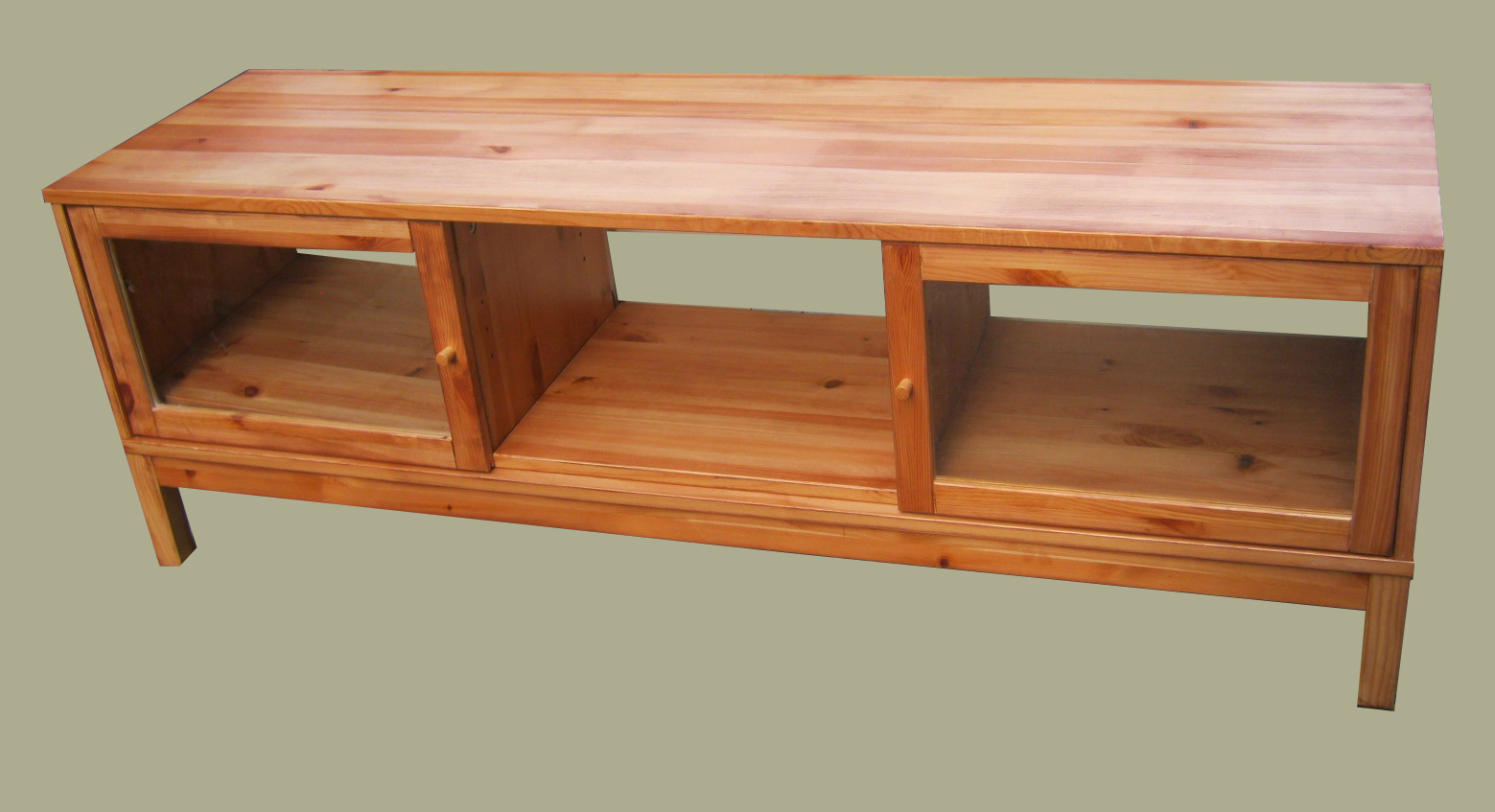 Uhuru Furniture & Collectibles Pine TV Stand SOLD