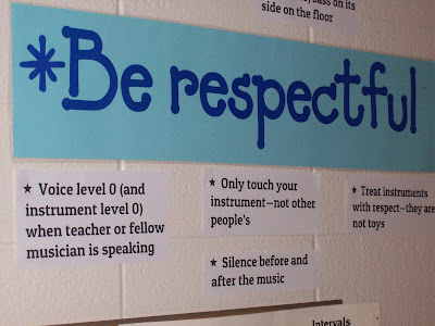 Orchestra classroom rules