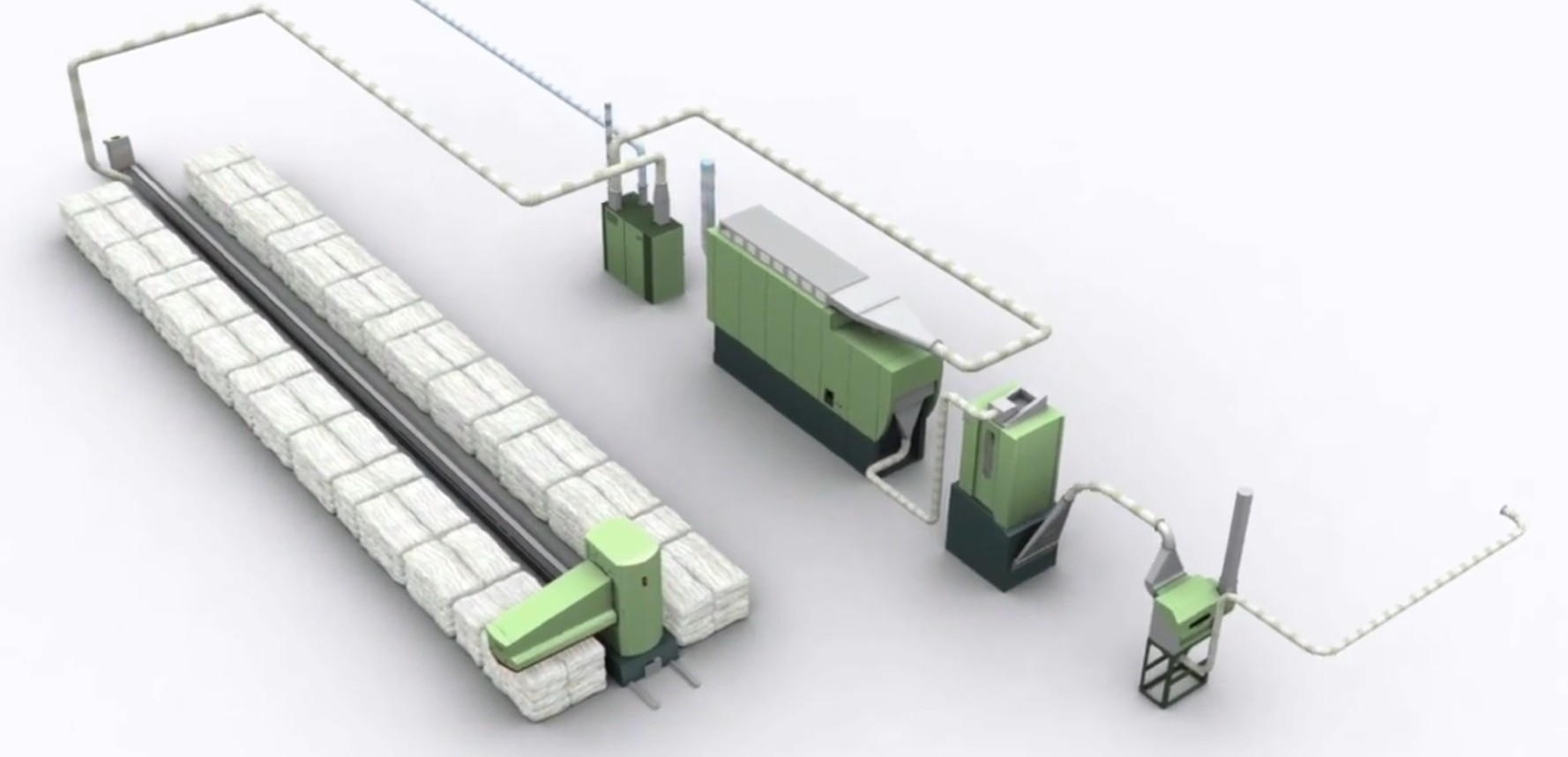 Textile Adviser: COMMON FLOWCHART OF MODERN BLOW ROOM LINE ASSEMBLY