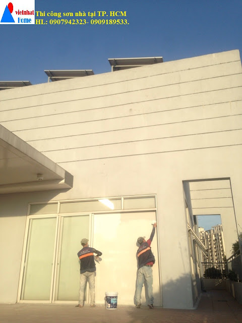 Thợ thi công sơn nhà- sơn sửa nhà tại quận Gò Vấp
