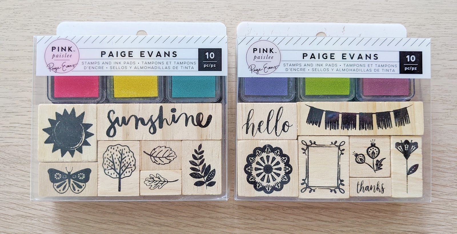 Hello Sunshine Layout with New JoAnn Stamps Paige Taylor Evans