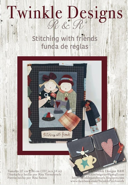 Stitching with Friends - funda de reglas patrón | Twinkle designs R&R