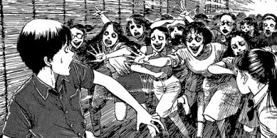 Scene from "Love Sickness" by Junji Ito