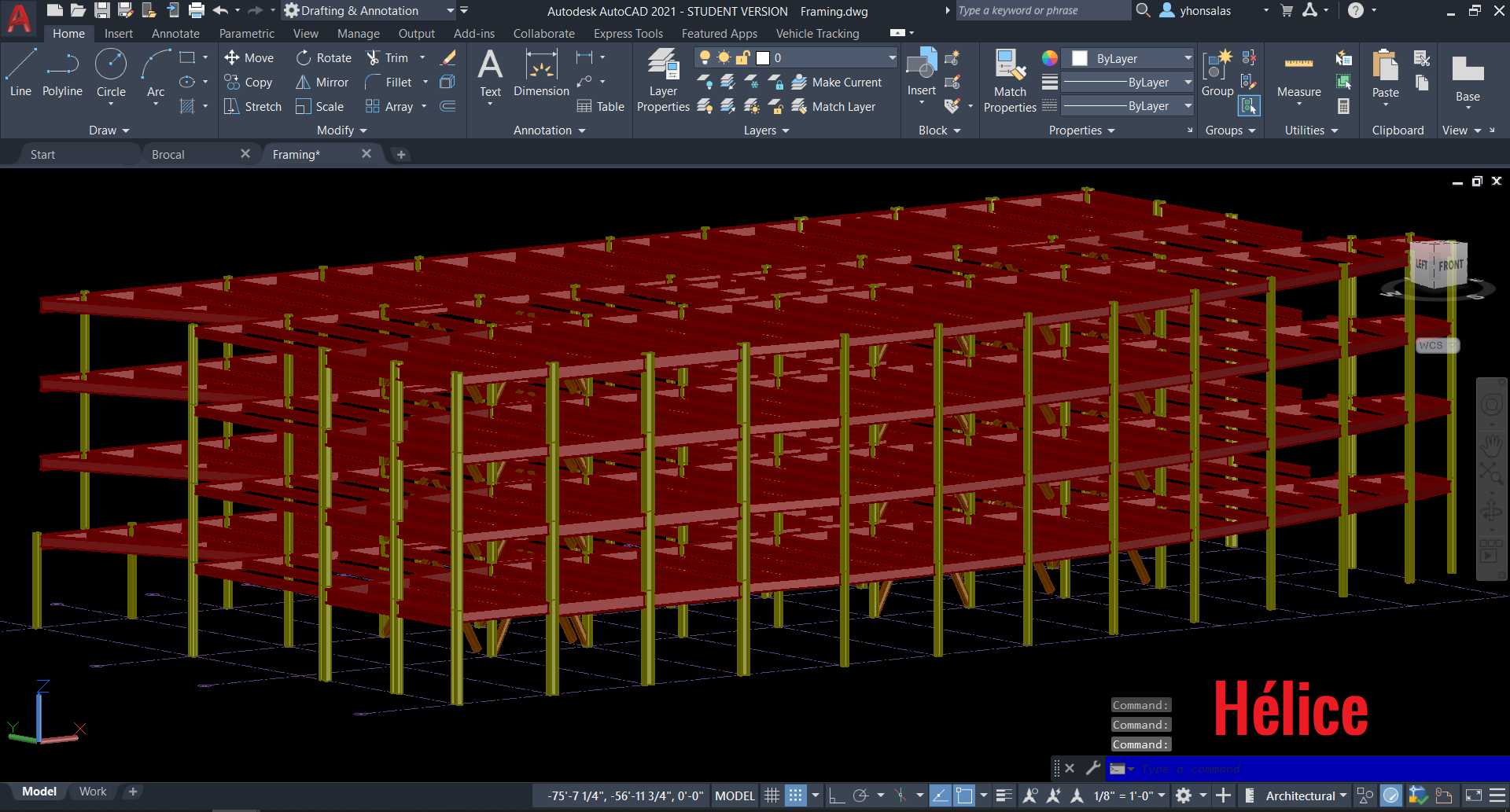 Framing Autocad 2021