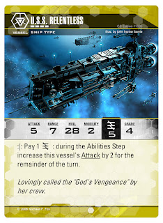 Dog Fight: Starship Edition ship card Relentless
