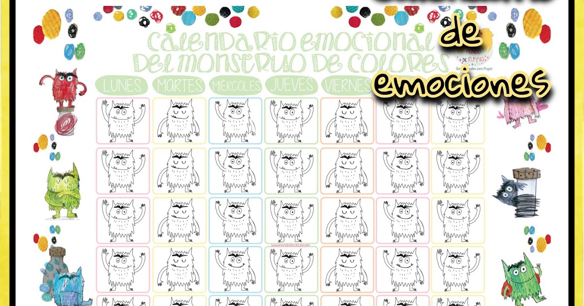 Descarga gratis calendario 2017 de emociones para imprimir en Argentina Descarga gratis calendario 2017 de emociones para imprimir en Argentina