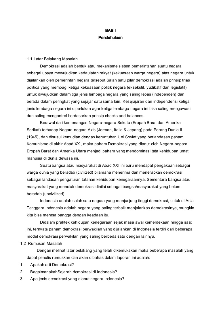 makalah tentang demokrasi wood scribd indo