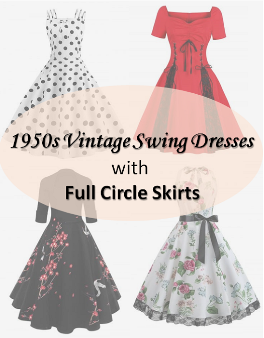 1950s Vintage Swing Dresses ...