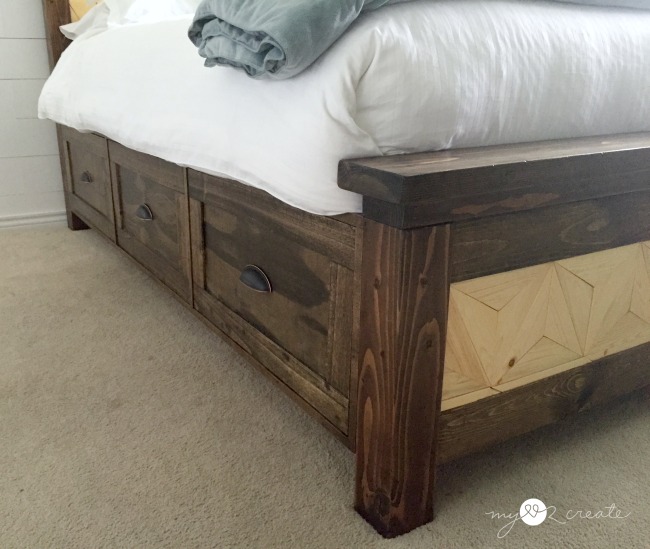 Farmhouse Storage Bed My Love 2 Create - Diy Farmhouse Storage Bed With Drawers Farmhouse Storage Bed My Love 2 Create - Diy Farmhouse Storage Bed With Drawers