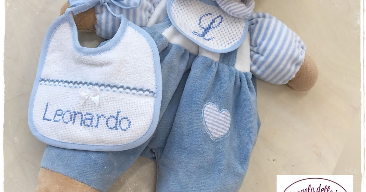 Orsetto Portapigiama In Tela Aida Bianca 46x36 Cm | Con 55 Fori Per Ricamo | Per Neonati E Bambini