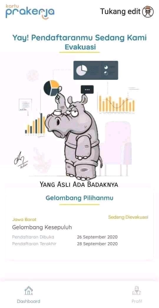 Kumpulan Gambar Kocak Peserta Prakerja Tidak Lolos | AGEN ...