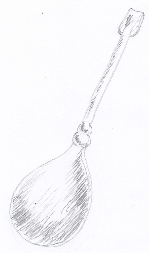 Как нарисовать ложки музыкальный инструмент