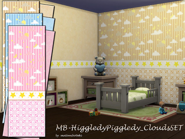 Стены с детским рисунком для Sims 4 со ссылками на скачивание