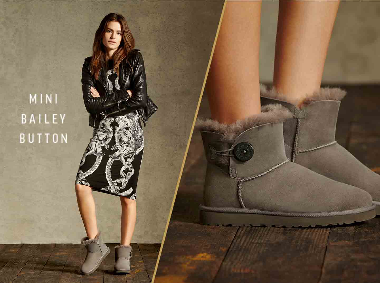 ugg mini button boots